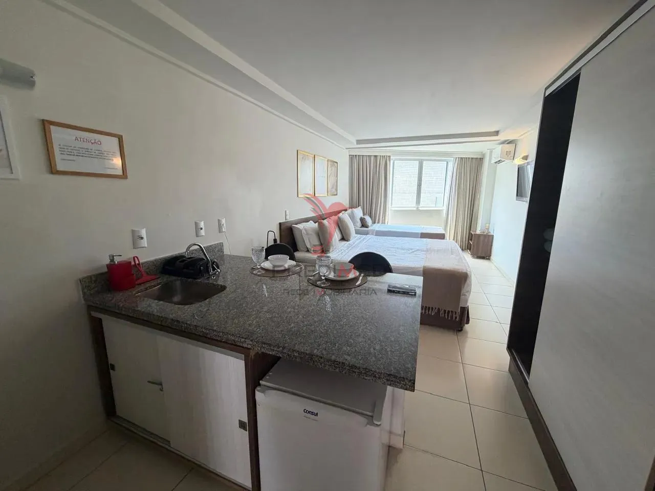 Imagem Flat na beira-mar do Cabo Branco, pronto para rentabilizar