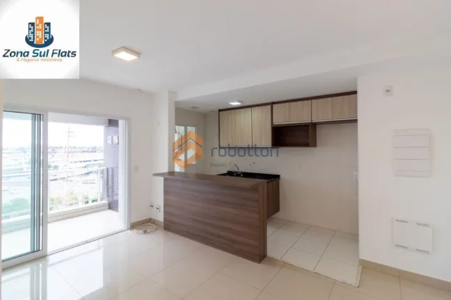 Imagem Apartamento Para Alugar No Campo Belo Com 1 Dormitório e 1 Vaga