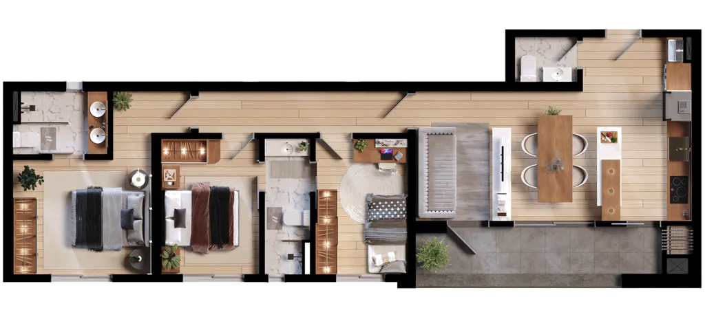 Imagem APARTAMENTO RESIDENCIAL em Curitiba - PR, Santa Quitéria