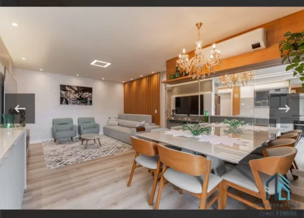 Imagem Apartamento mobiliado a venda, 03 quartos sendo 02 suítes, 02 vagas no Centro de Curitiba PR