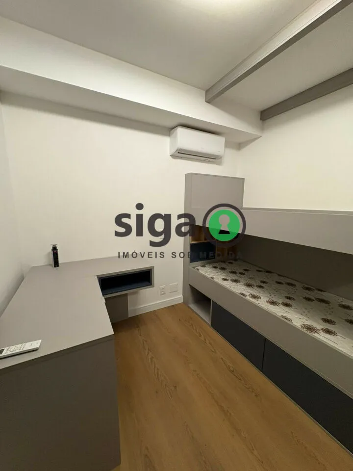 Imagem Apartamento de 128m² com 3 Dormitórios, 2 Vagas e Estrutura Completa.