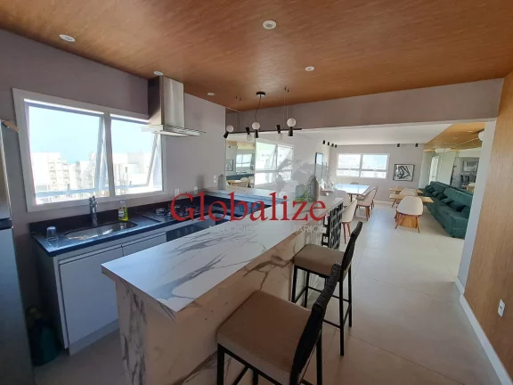 Imagem Apartamento à venda com 82m², 2 suites, varanda com Grill, piscina, vaga demarcada por R$875.000,00 na Ponta da Praia em Santos