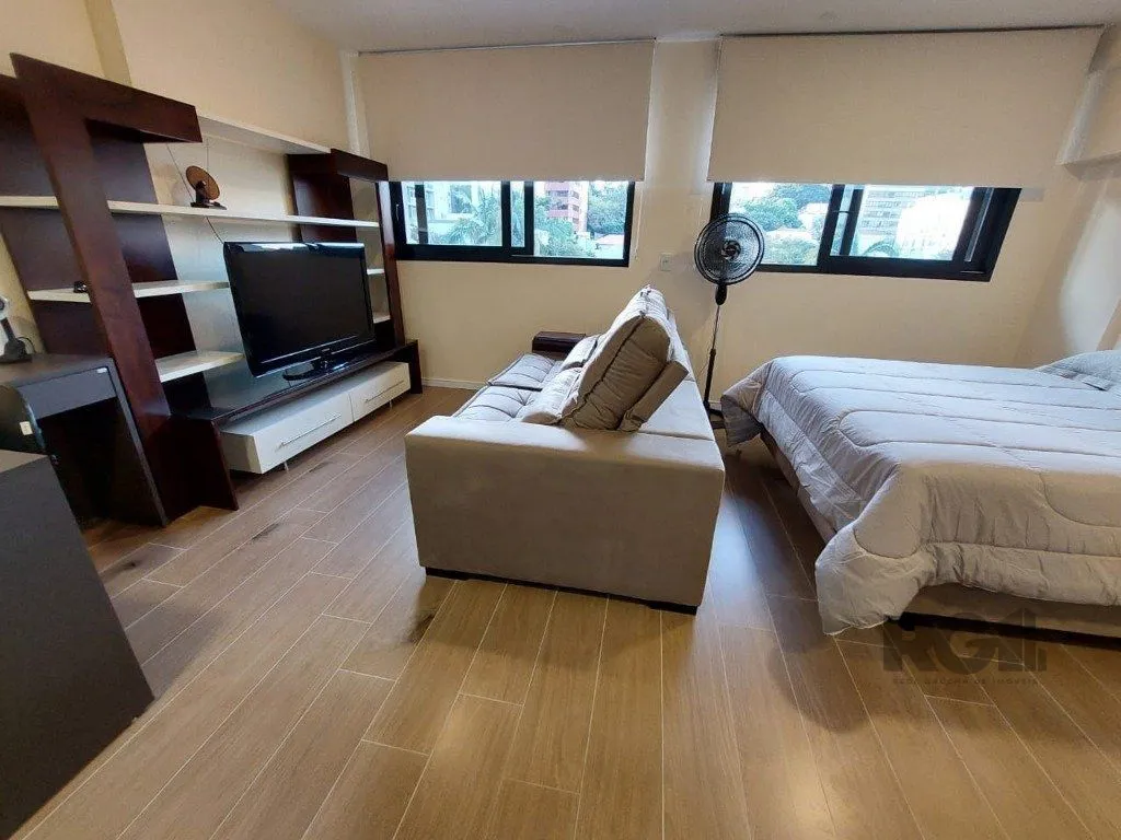 Imagem Apartamento stidio com 1 dormitório, 1 vaga de garagem no Bairro Auxiliadora.