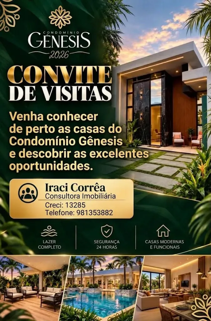 Casa de Condomínio com 3 Quartos à Venda, 86 m² em Aquiraz, Aquiraz - CE