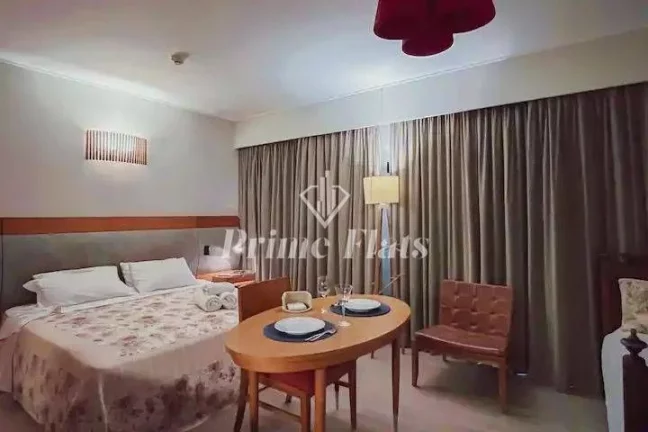 Imagem Flat disponível para venda no Slaviero Essential São Paulo Moema, com 26m², 1 dormitório e 1 vaga de garagem