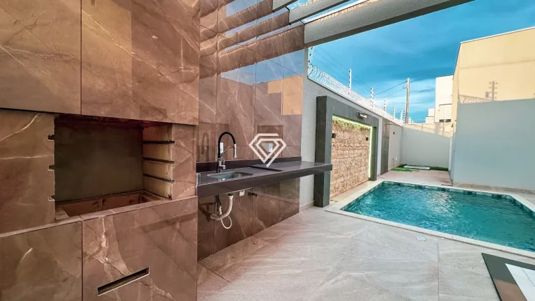 Imagem Casa com 03 Suítes,191 m² c/ lazer na 505 Sul