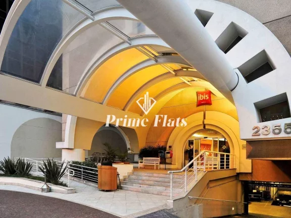 Imagem Flat disponível para venda no Hotel íbis Paulista, com 18m², 1 dormitório e 1 vaga