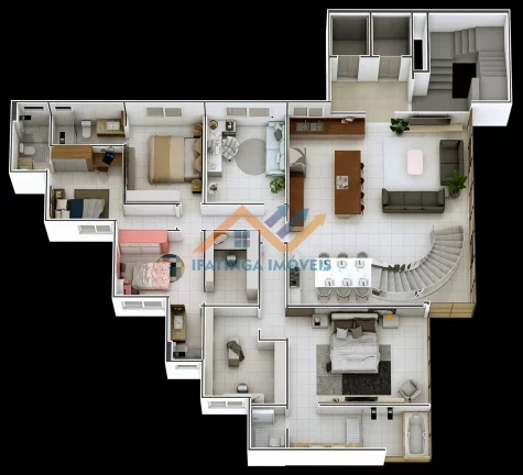 Imagem Cobertura Duplex de Luxo no bairro Serenata - Timóteeo