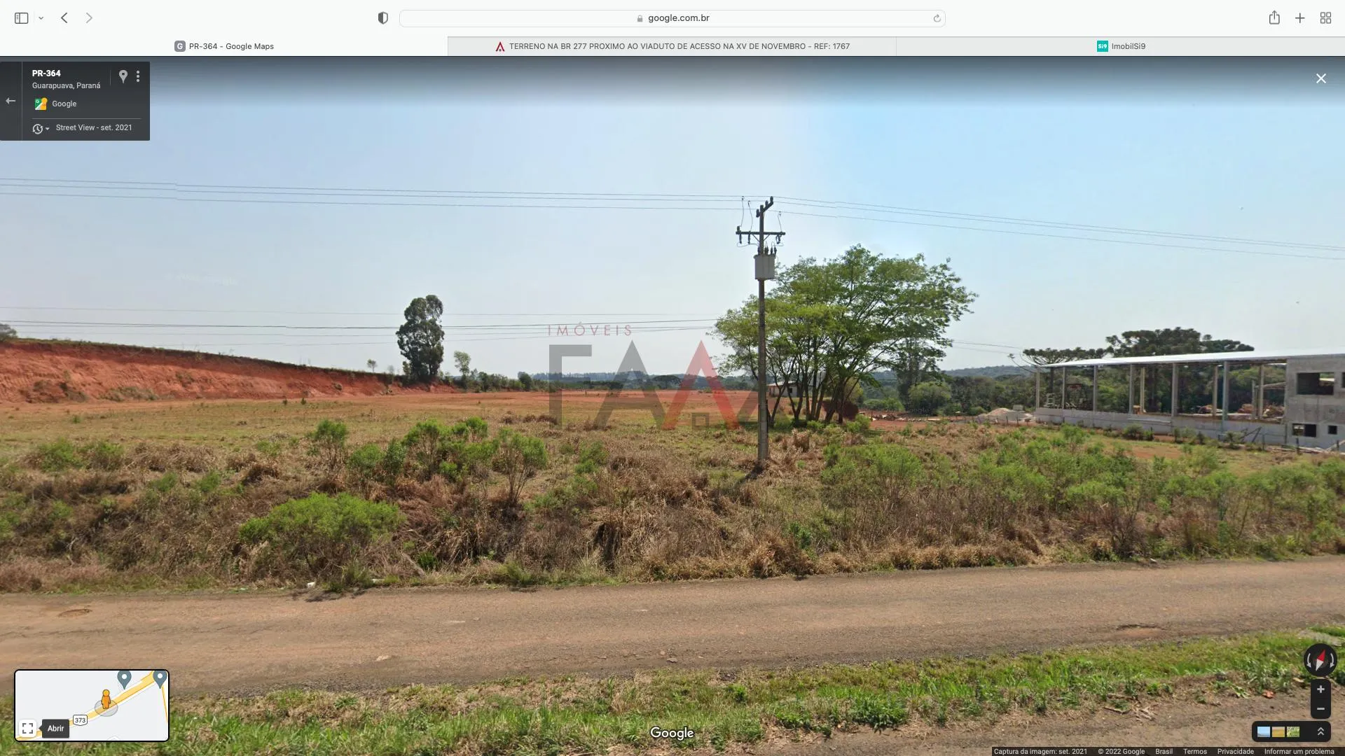 Foto do imóvel TERRENO NA BR 277 PROXIMO AO VIADUTO DE ACESSO NA XV DE NOVEMBRO