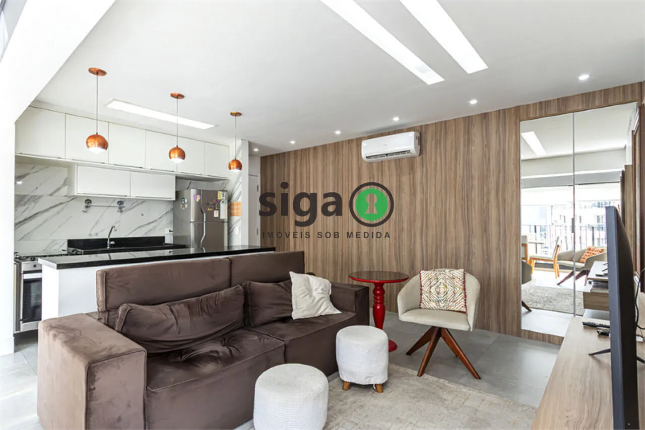 Imagem Apartamento na Vila Olímpia de 2 Quartos com 2 Vagas - 83m² à Venda.