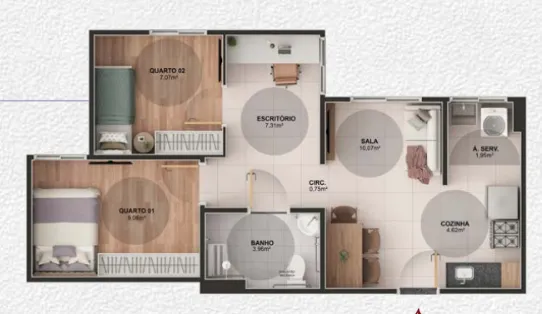 Imagem Apartamento com 2 quartos à venda em Vila Velha