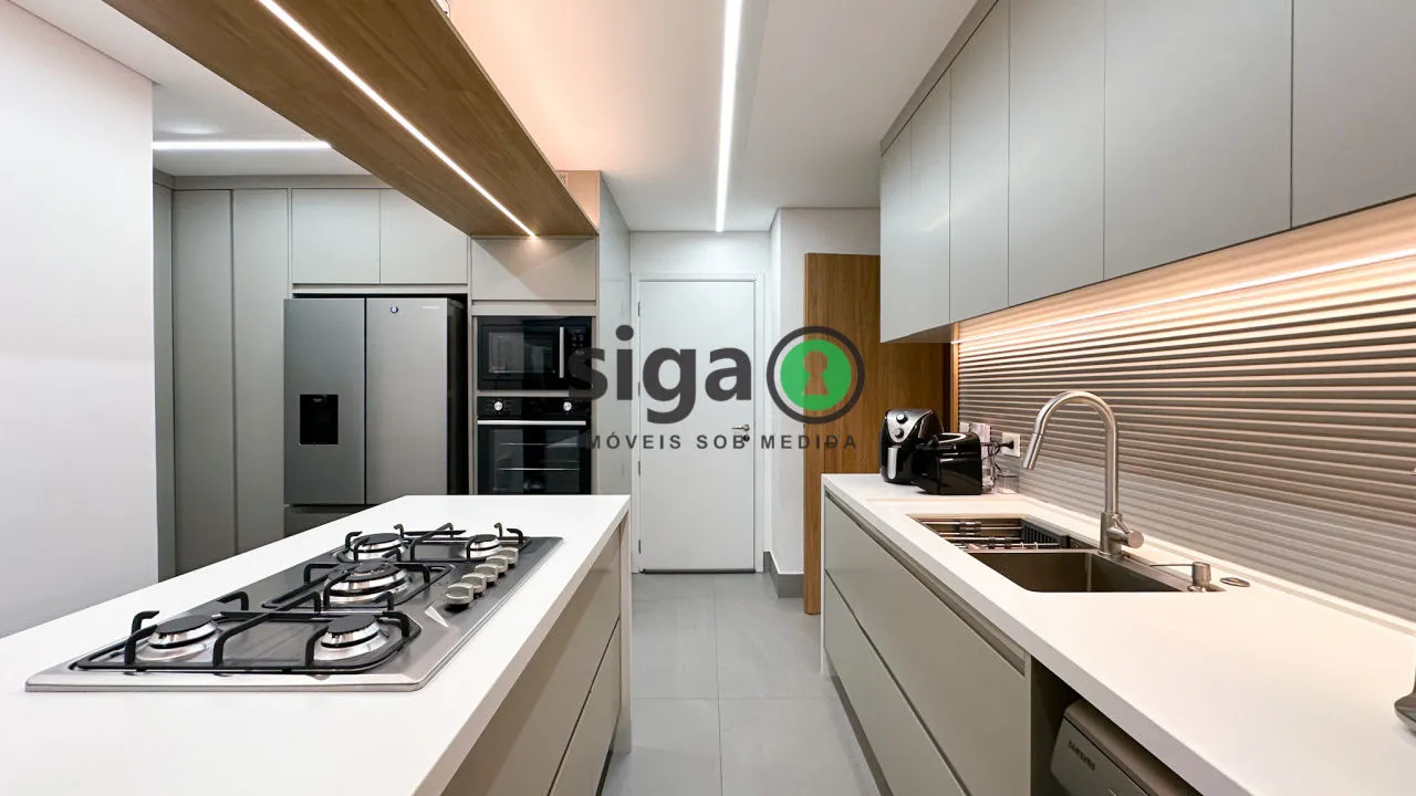 Imagem Apartamento Novo Sky Park 125 m² Tatuapé Mobiliado e Decorado