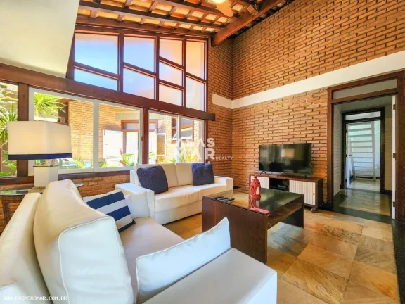 Imagem Imperdível! Casa de luxo em condomínio, 40 mts da praia de Geribá, Búzios-RJ: 5 quartos, 5 suítes, 4 salas, 6 banheiros, 4 vagas, 800m².