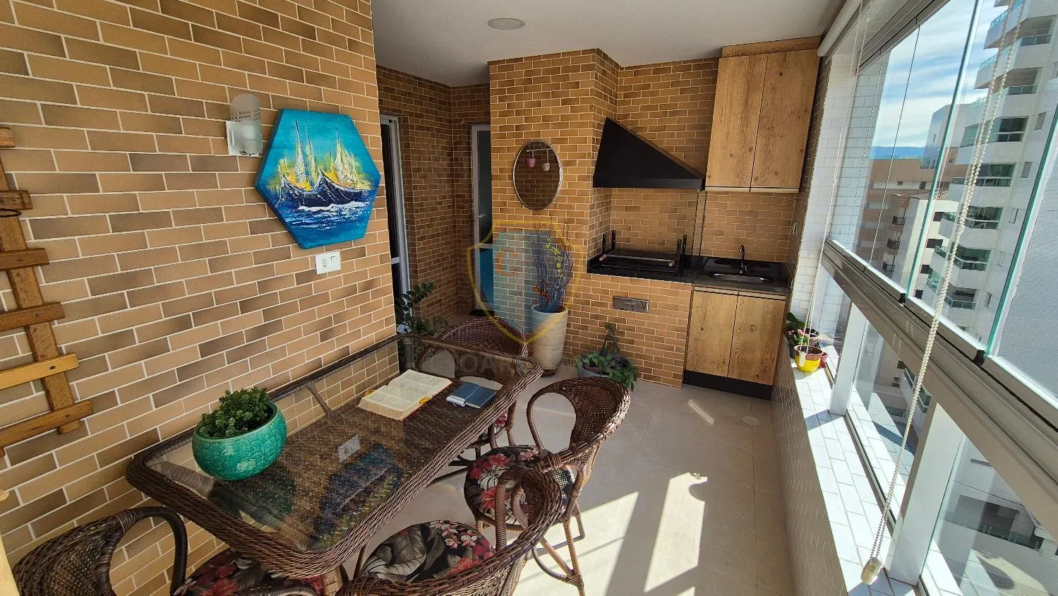 Foto do imóvel Apartamento de 2 Dorms (1 Suíte) Churrasqueira na Varanda
