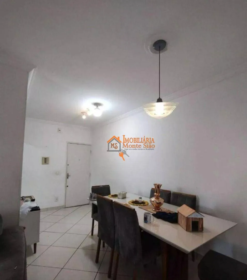 Imagem Apartamento com 3 dormitórios à venda, 80 m² por R$ 372.000,00 - Jardim Valéria - Guarulhos/SP