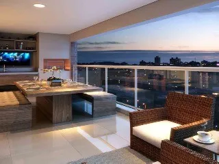 Imagem Apartamento de Luxo no Edifício Gaudi São Caetano: 2 quartos, 1 suíte, 2 banheiros, 2 vagas, 98m² no Barcelona, SP.