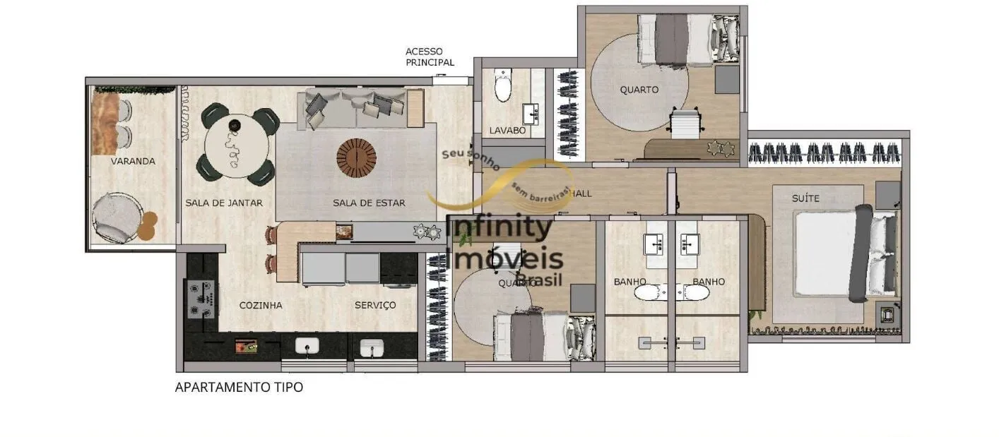 Imagem ED CAP FERRAT ANCHIETA - Apartamento à venda no bairro Anchieta - Belo Horizonte/MG