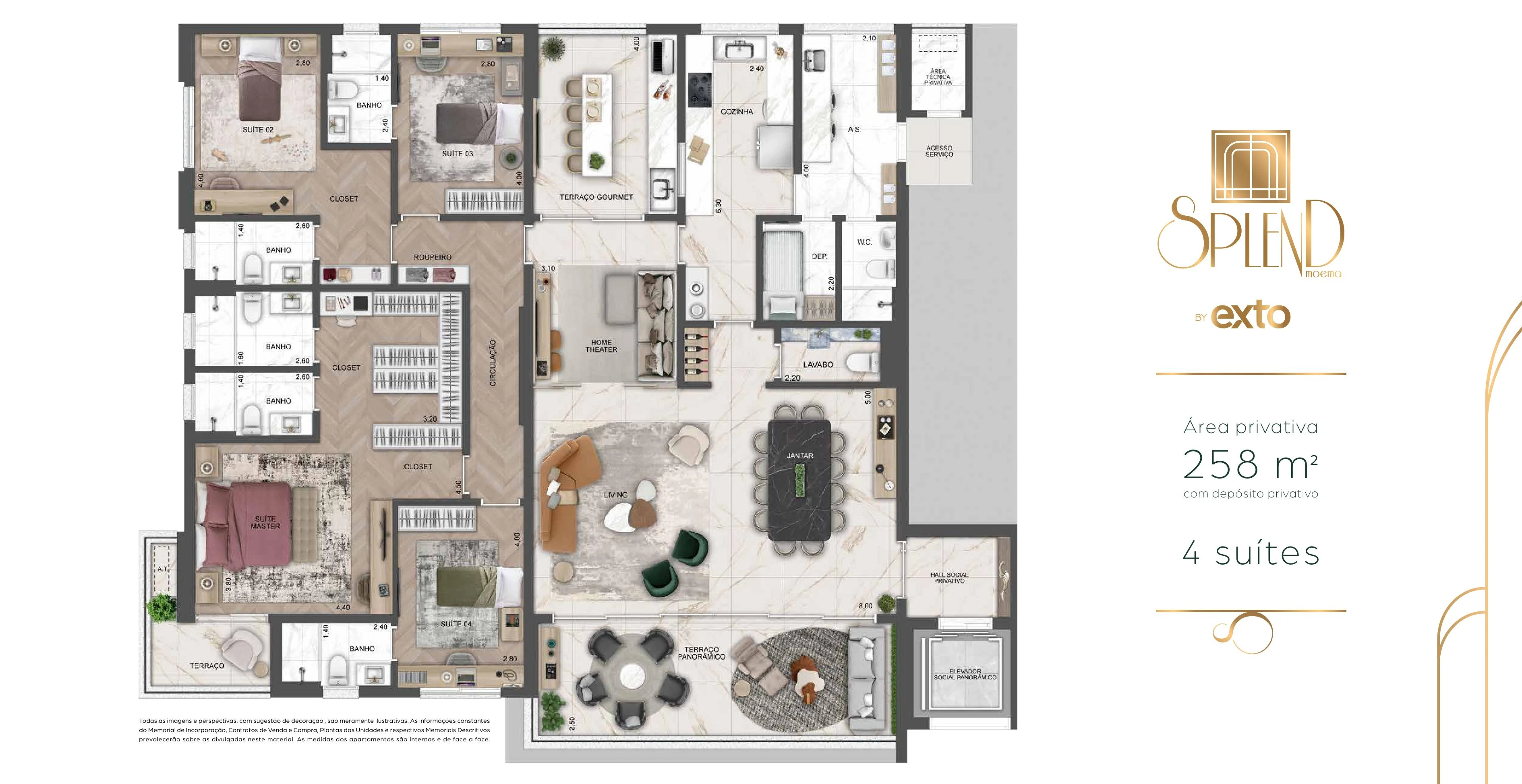 Imagem Apartamento com 4 Quartos à Venda, 258 m² em Vila Uberabinha - São Paulo