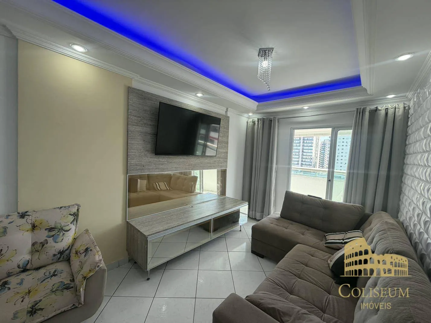 Imagem Apartamento com 3 dormitórios à venda, 110 m² por R$ 499.000,00 - Vila Assunção - Praia Grande/SP