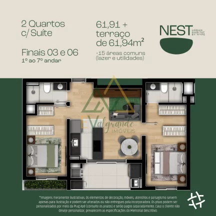 Imagem Apartamento à venda Bacacheri Curitiba PR