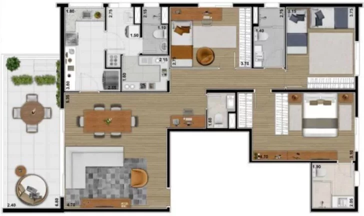 Imagem APARTAMENTO RESIDENCIAL em São Paulo - SP, Alto de Pinheiros