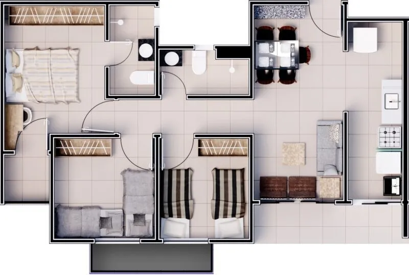 Imagem Apartamento 3 quartos à venda | Bairro Ilhotas em Teresina-PI