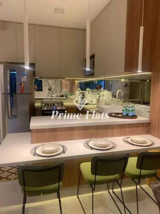 Imagem Flat disponível para venda no Le Bougainville, com 56m², 1 dormitório e 1 vaga de garagem