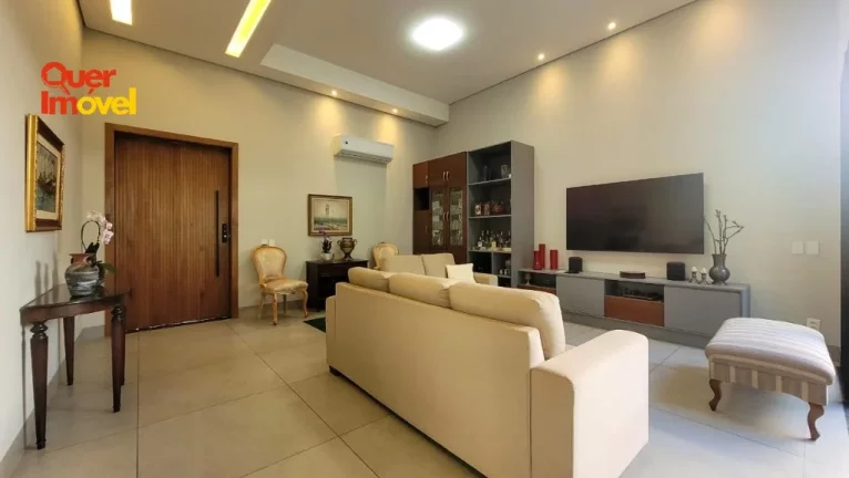 Imagem Casa de Luxo à Venda em Condomínio na AVENIDA OSCAR NIEMEYER, Quinta dos Ventos, Ribeirão Preto-SP - 3 suítes, 4 vagas - Quer Imóvel Negócios Imobiliários