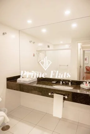 Imagem Flat disponível para venda no Matiz Manhattan Hotel no Jardins, com 43m², 1 dormitório e 1 vaga