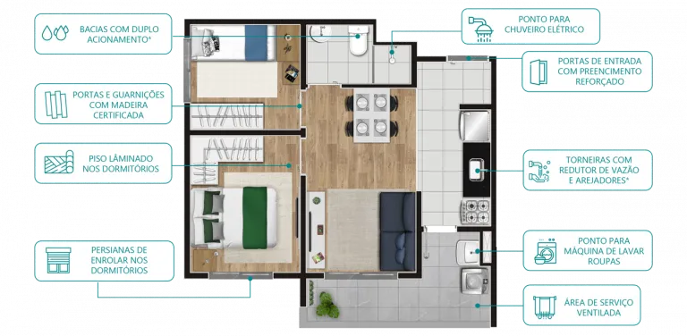 Imagem Apartamento com 2 Quartos à Venda, 40 m² em Vila Guilherme - São Paulo