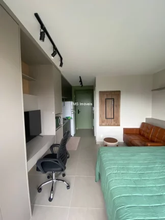 Imagem Apartamento à venda ou locação em Pinheiros, São Paulo-SP: 1 quarto, 1 sala, 1 banheiro, 25m²