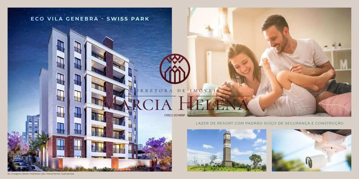 Imagem Apartamento para alugar, no Residencial Eco Vila Genebra em Campinas, Swiss Park, com 3 quartos, 78m2