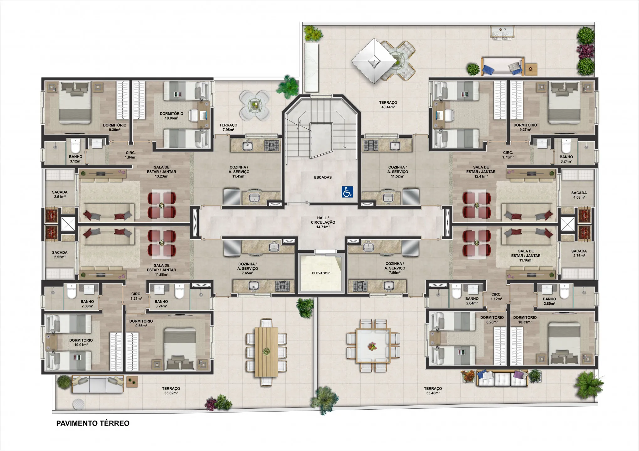 Imagem Apartamento à venda em Caxias do Sul, Nossa Senhora de Lourdes, com 3 quartos, 121.95m2