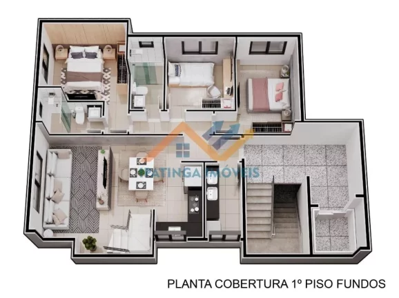 Imagem Cobertura duplex em ótima localização no bairro Bela Vista em Ipatinga