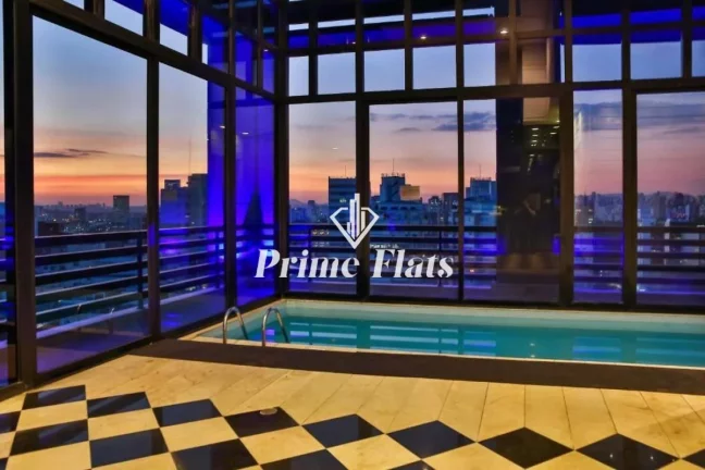 Imagem Flat disponível para venda no Radisson Blu São Paulo em Pinheiros, com 32m², 1 dormitório e 1 vaga