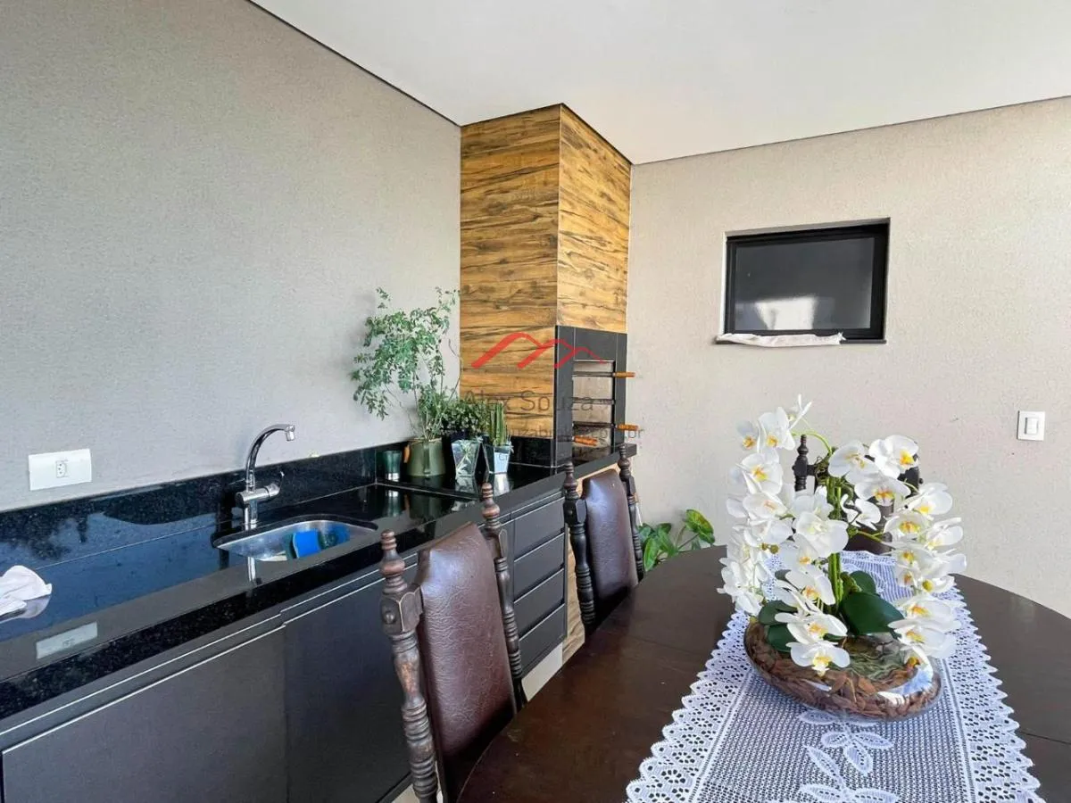 Imagem Casa em Condomínio para Venda em Hortolândia, Residencial Jardim de Mônaco, 3 dormitórios, 3 suítes, 4 banheiros, 4 vagas