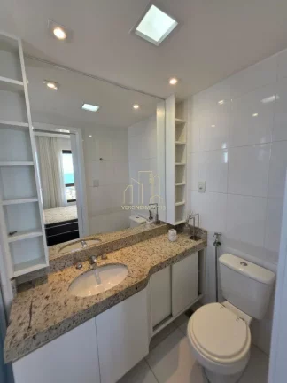 Imagem Apartamento de alto padrão vista mar com duas suítes armários planejados a venda no Horto Florestal
