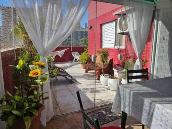 Imagem Apartamento Porteira Fechada - Mobiliado e Planejado no Canto do Forte, Praia Grande
