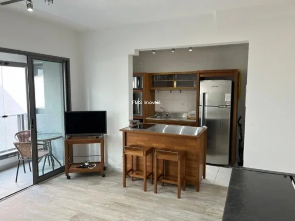 Imagem Apartamento para Locação na Consolação, São Paulo-SP: 1 Quarto, 1 Sala, 1 Banheiro, 1 Vaga e 49m² de Conforto!
