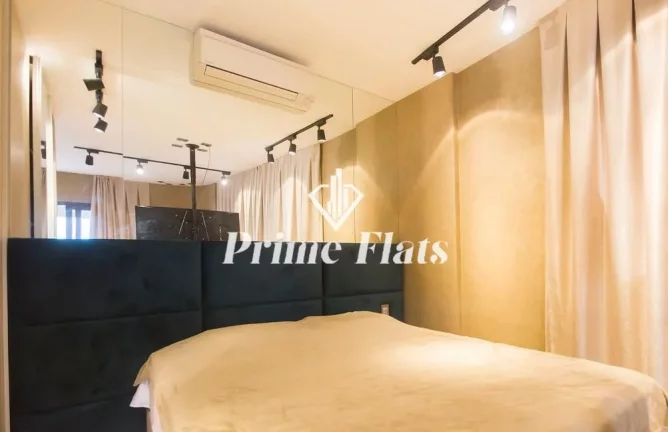 Imagem Flat disponível para locação no Cyrela by Pininfarina no Itaim Bibi, com 49m², 1 dormitório e 1 vaga