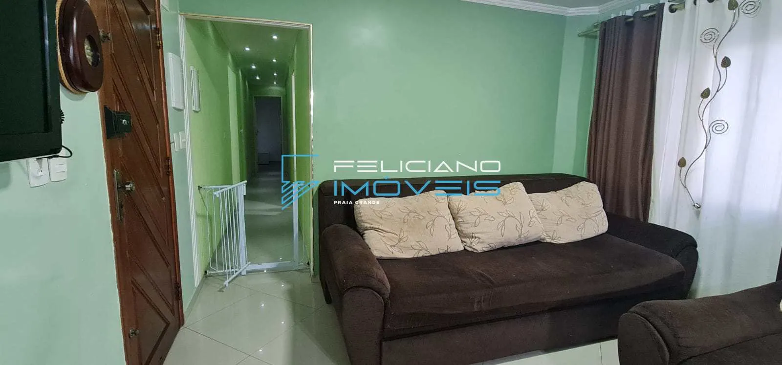 Imagem Apartamento com 3 dorms, Ocian, Praia Grande - R$ 700 mil, Cod: 1574