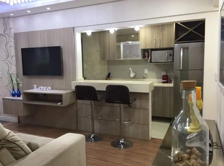 Imagem Apartamento 2 dorm, varanda integrada com churrasqueira no centro Cachoeirinha