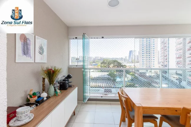 Imagem Apartamento à Venda Em Santo Amaro Com 3 Dormitórios Sendo 1 Suíte e 2 Vagas