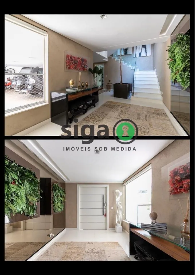 Imagem Casa em Condomínio de alto padrão no Brooklin Paulista com 4 suites Semi mobiliado