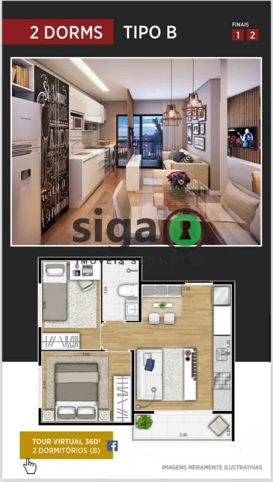 Imagem Apartamento à venda 2 Quartos Jardins