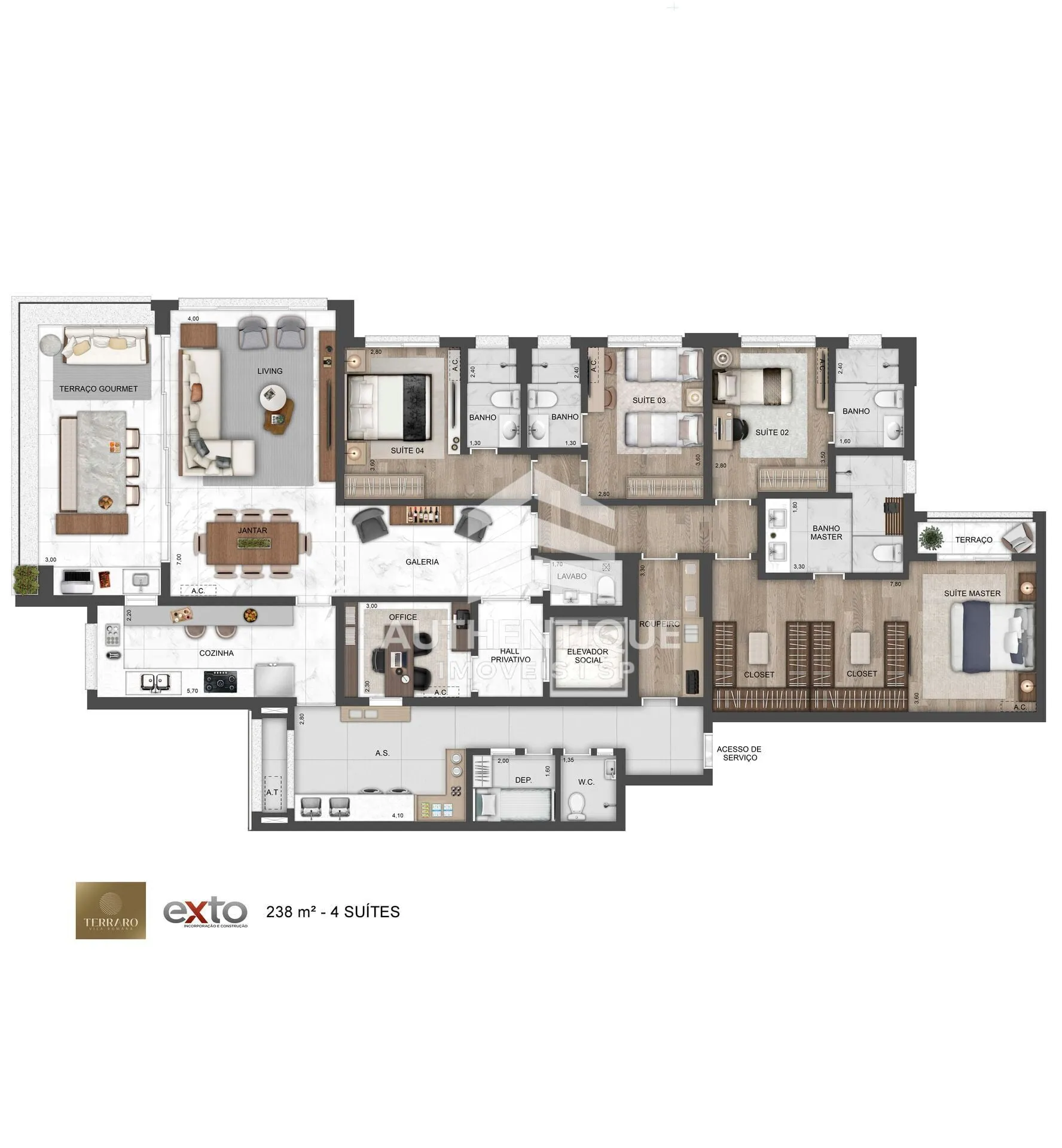 Imagem TERRARO VILA ROMANA - Apartamento à venda no bairro Vila Romana - São Paulo/SP