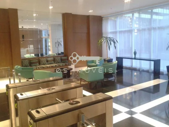 Imagem Sala Comercial no Edifício Quebec , Alphaville 55m² 2 banhos sacada. Veja!