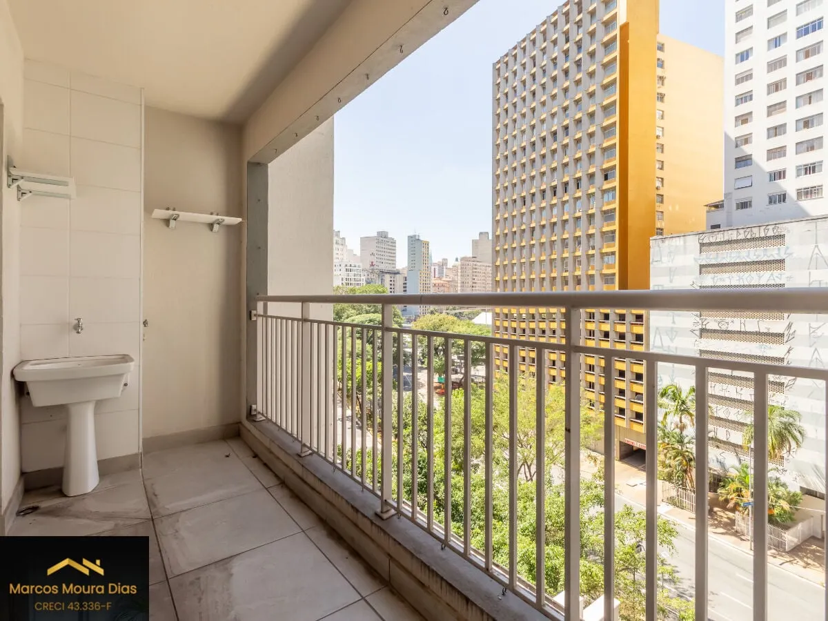 Imagem Apartamento Studio para venda 44m² região central com Portaria 24 hs