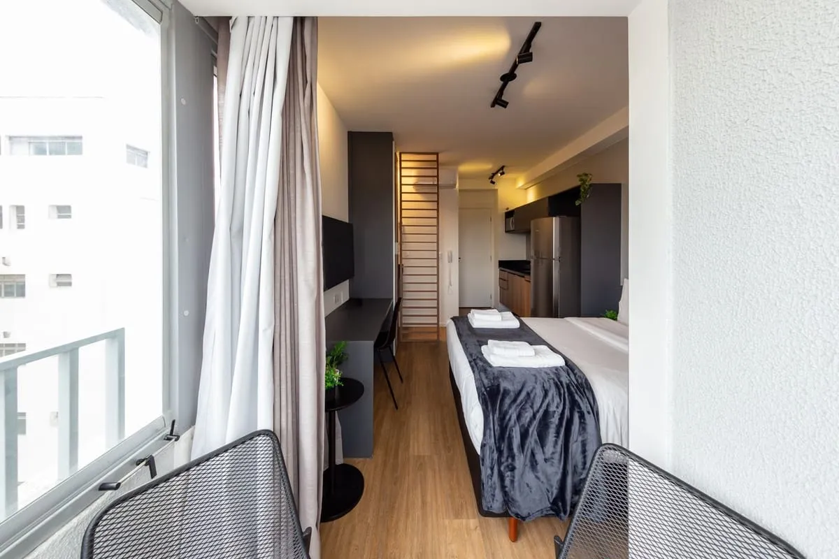 Imagem Apartamento com 1 Quarto para alugar, 27m² - Jardim das Acacias