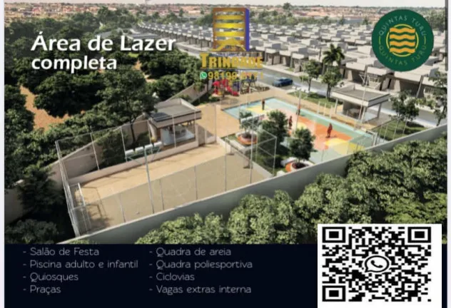 Imagem Casa de Condomínio com 3 Quartos à Venda, 152 m² em Turu - São Luís